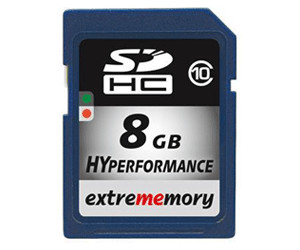extrememory SDHC HYPerformance 8GB Class 10 (EXMESDHC08GC10)