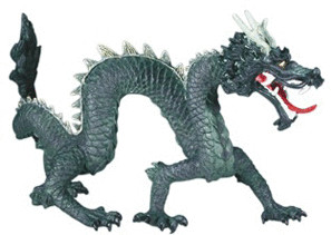 Plastoy Dragon chinois vert
