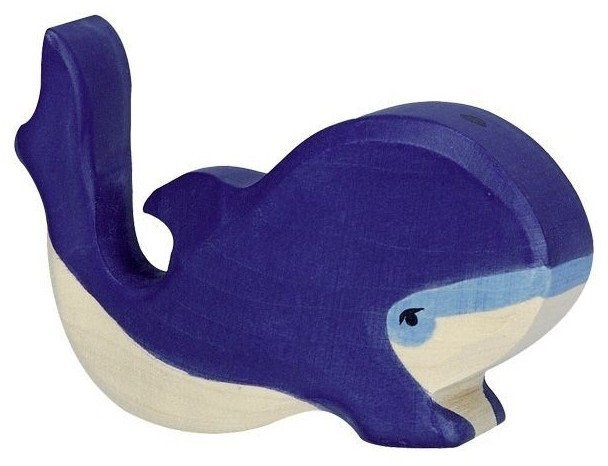 Holztiger Petite baleine bleue