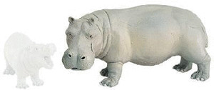 Plastoy Hippopotame adulte