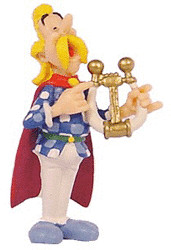Plastoy Assurancetourix et sa lyre
