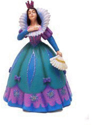 Plastoy La princesse à l'éventail robe bleue
