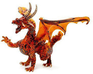 Plastoy Le grand dragon de feu translucide (60240)