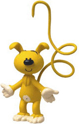 Plastoy Bibu bébé marsupilami jaune