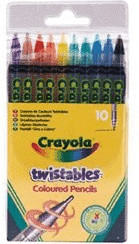Crayola Twistable Coloured Pencils (10 Pack)