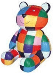 Plastoy Nounours Elmer multicolore