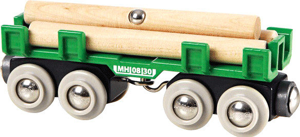 Photos - Toy Car BRIO Timber Wagon  (33696)
