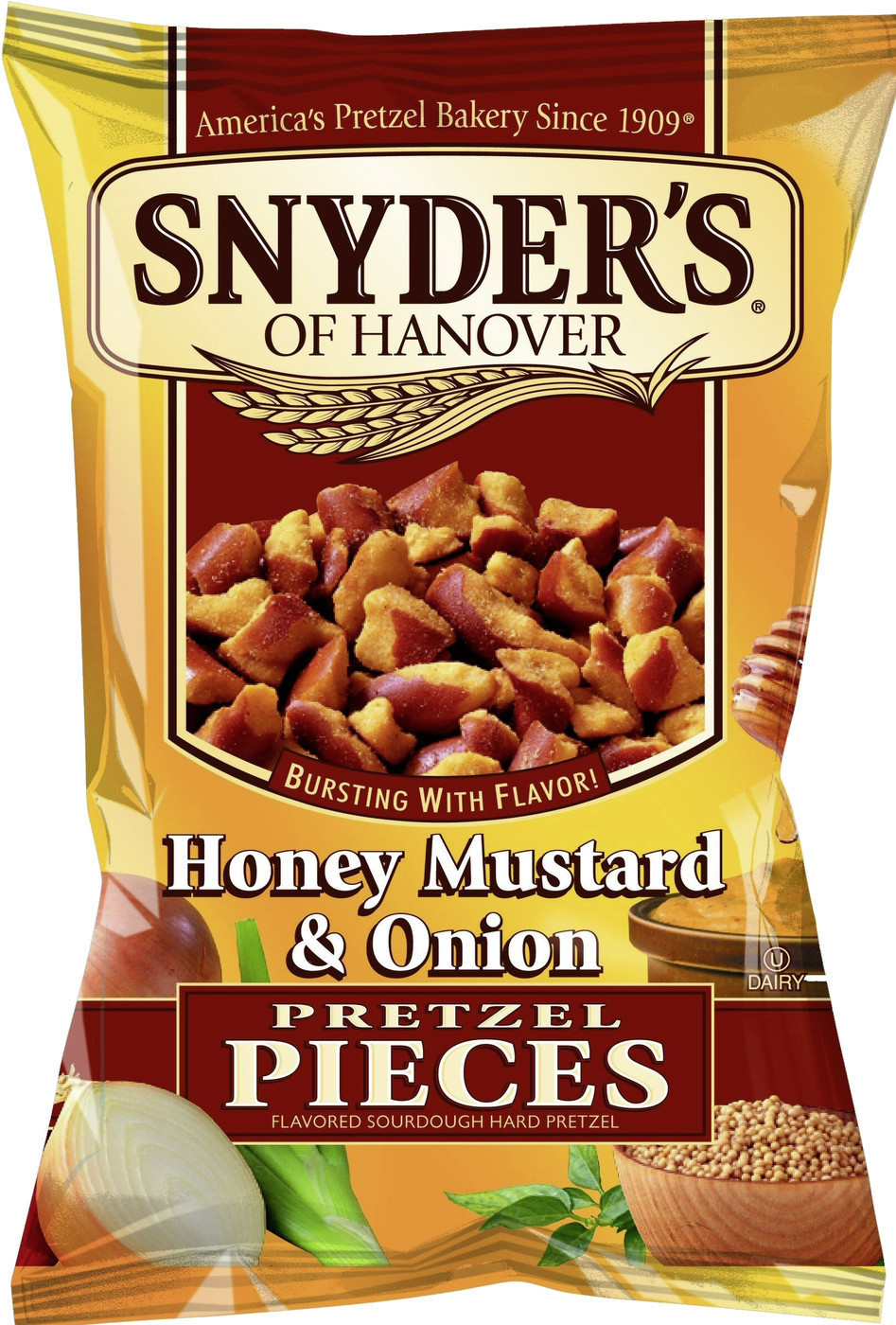 Snyder's Honey Mustard & Onion Pretzel Pieces (125 g)