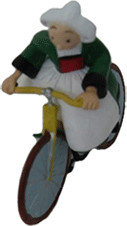 Plastoy Bécassine à bicyclette