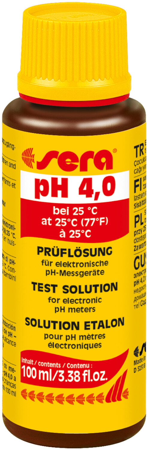 sera Solution étalon 100 ml pH 4,0
