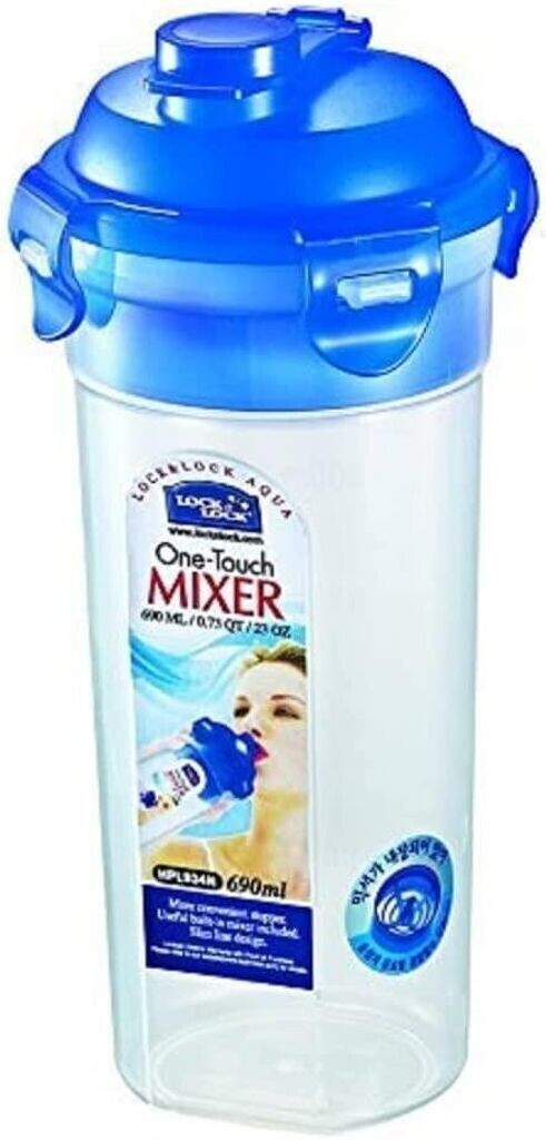 Lock&Lock Shaker gradué avec mixeur 690 ml