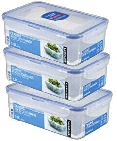 Lock & Lock 1L Food Storage Container - Rectangular HPL817