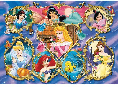 Ravensburger Medallion-shaped Disney Princesses