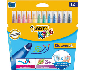 BIC Crayon feutre Feutres de coloriage Kid Couleur 24 pièce
