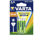 Piles rechargeable AAA - NiMH - 400mAh pour borne solaire