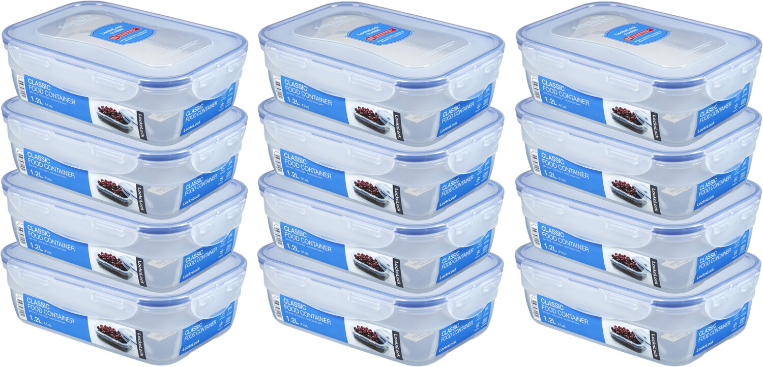 Lock&Lock Boîte de conservation carrée 1,2 l