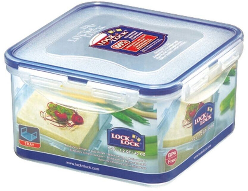 Lock&Lock Boîte Carrée 1,2l