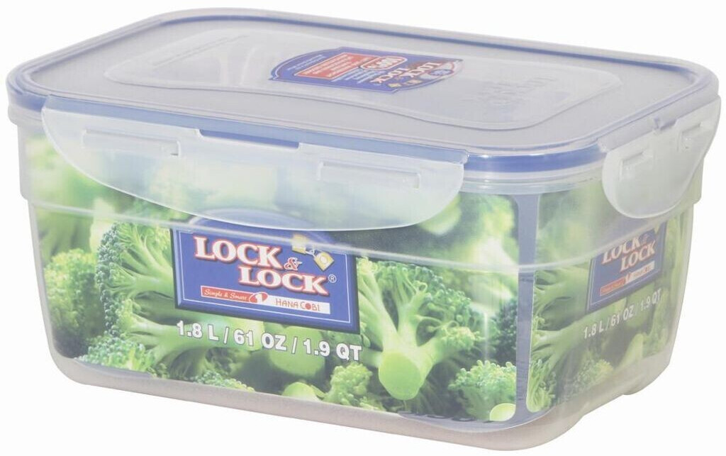 Lock&Lock Boîtes de conservation 1,8 l rectangulaire