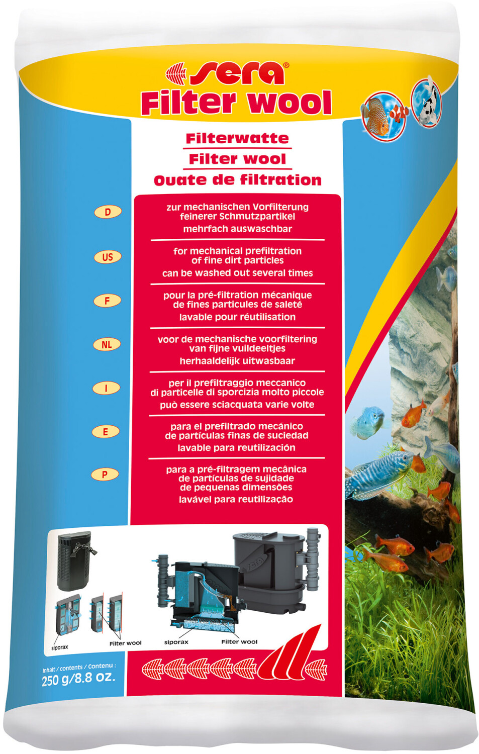 sera Ouate de filtration 250 g