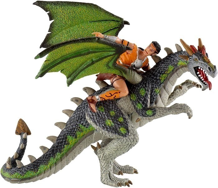Bullyland Chevalier au Dragon 18 cm