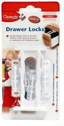 Clippasafe Pack de 3 serrures de tiroirs
