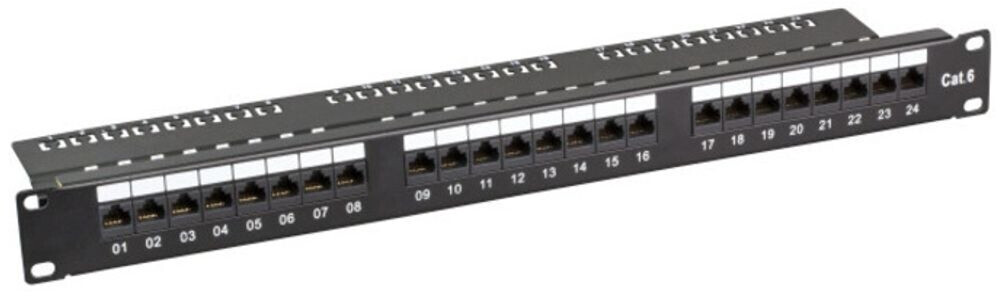EFB-Elektronik EcoLan Patchpanel 24xRJ45 1U Cat.6 GHMT De-embedded