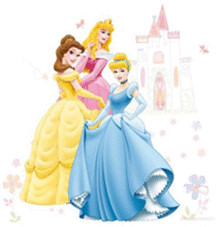 Decofun Stickers muraux Princesse Disney