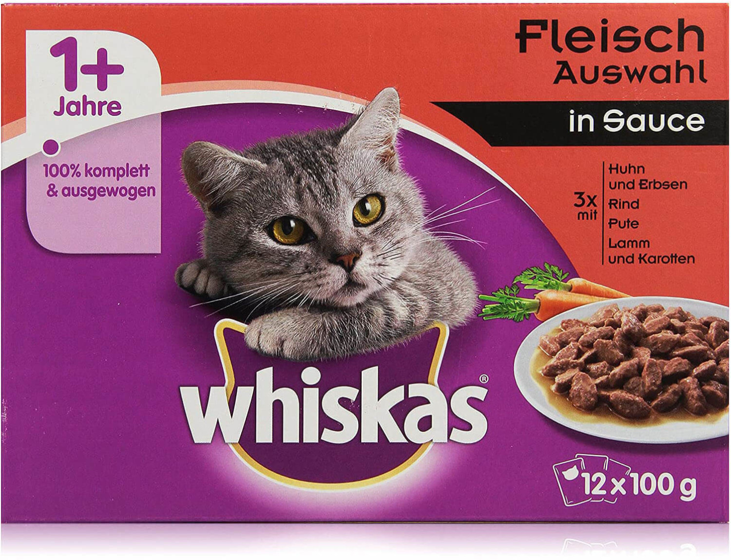 Whiskas Multipack ragout en sauce (12 x 100 g)