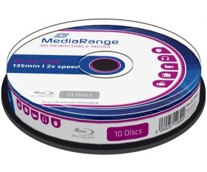 MediaRange BD-RE 25GB 135min 2x 10pk Spindle