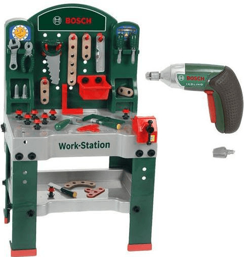 Klein Super établi Bosch grand modèle avec visseuse (8475)