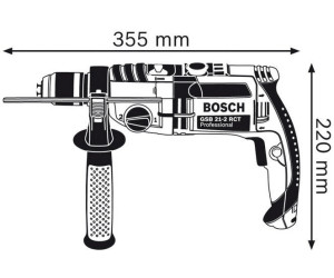 Bosch Schlagbohrmaschine GSB 21-2 RCT Professional im Set im Handwerkerkoffer 