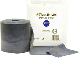 Thera Band Bande elastique 45,5 m (bleu, extra fort)