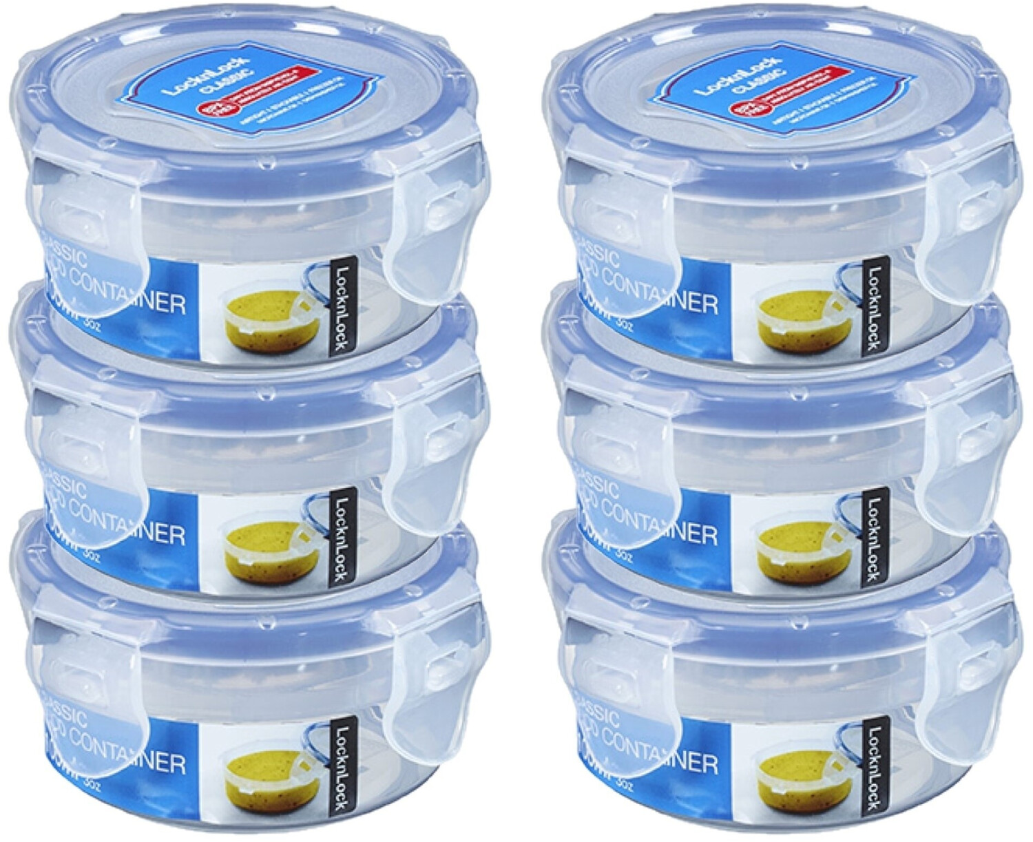 Lock&Lock Boîtes de conservation ronde 100 ml