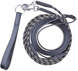 HKM Rênes allemandes corde et cuir