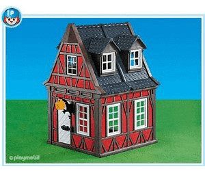 Playmobil Rotes Fachwerkhaus Ritterburg Klicky 7785