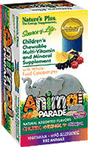 Nature's Plus Source of Life Animal Parade Children's Chewable Multi - Assorted Flavours (90 pcs)