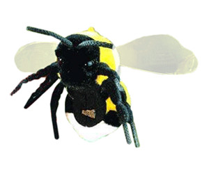 Sammelobjekt Plüschtier Hummel Biene 'Linchen' Von Kosen Kösen 4910-12cm 
