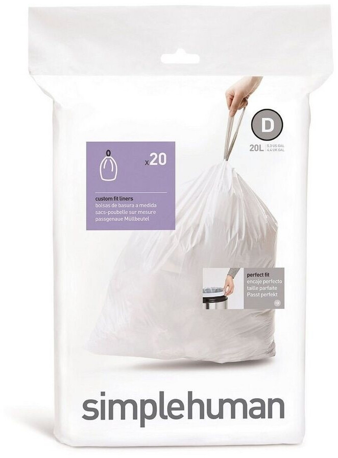 Simplehuman Sac poubelle 20 L (x20)