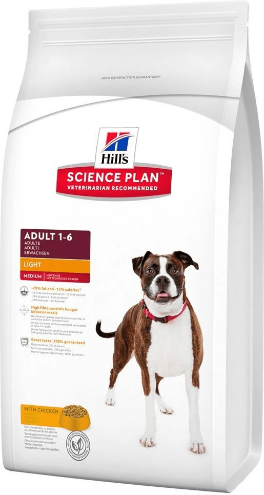 Hill's Science Plan Adult Light au poulet (12 kg)