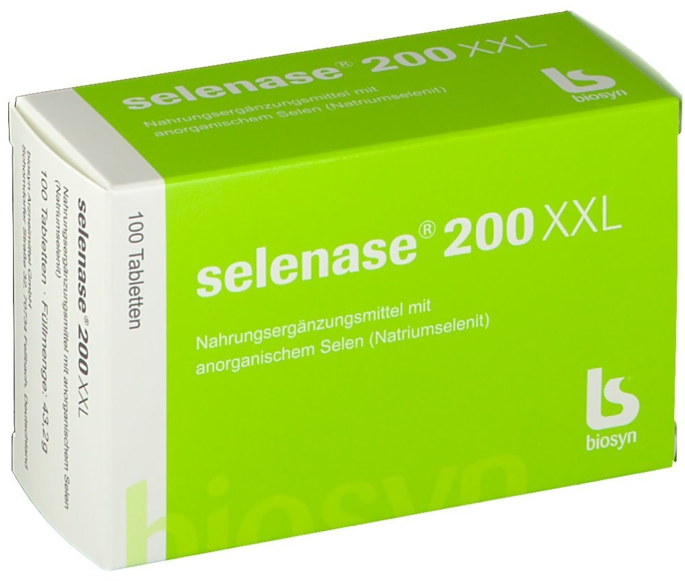 biosyn Selenase 200 XXLTabletten (100 Stk.) ab € 22,34 Preisvergleich