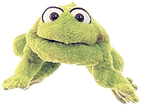Living Puppets Rolf la petite grenouille 25 cm