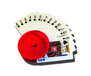 Holz Kartenhalter Spielkartenhalter Spielkarte Ständer Basis Halter 14.7x5.7x8cm 