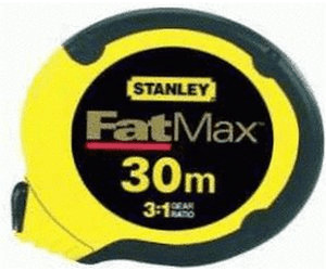 Stanley 0-34-203 Kapselbandmass FatMax™ Pro Stahl  30 m x 9,5 mm 