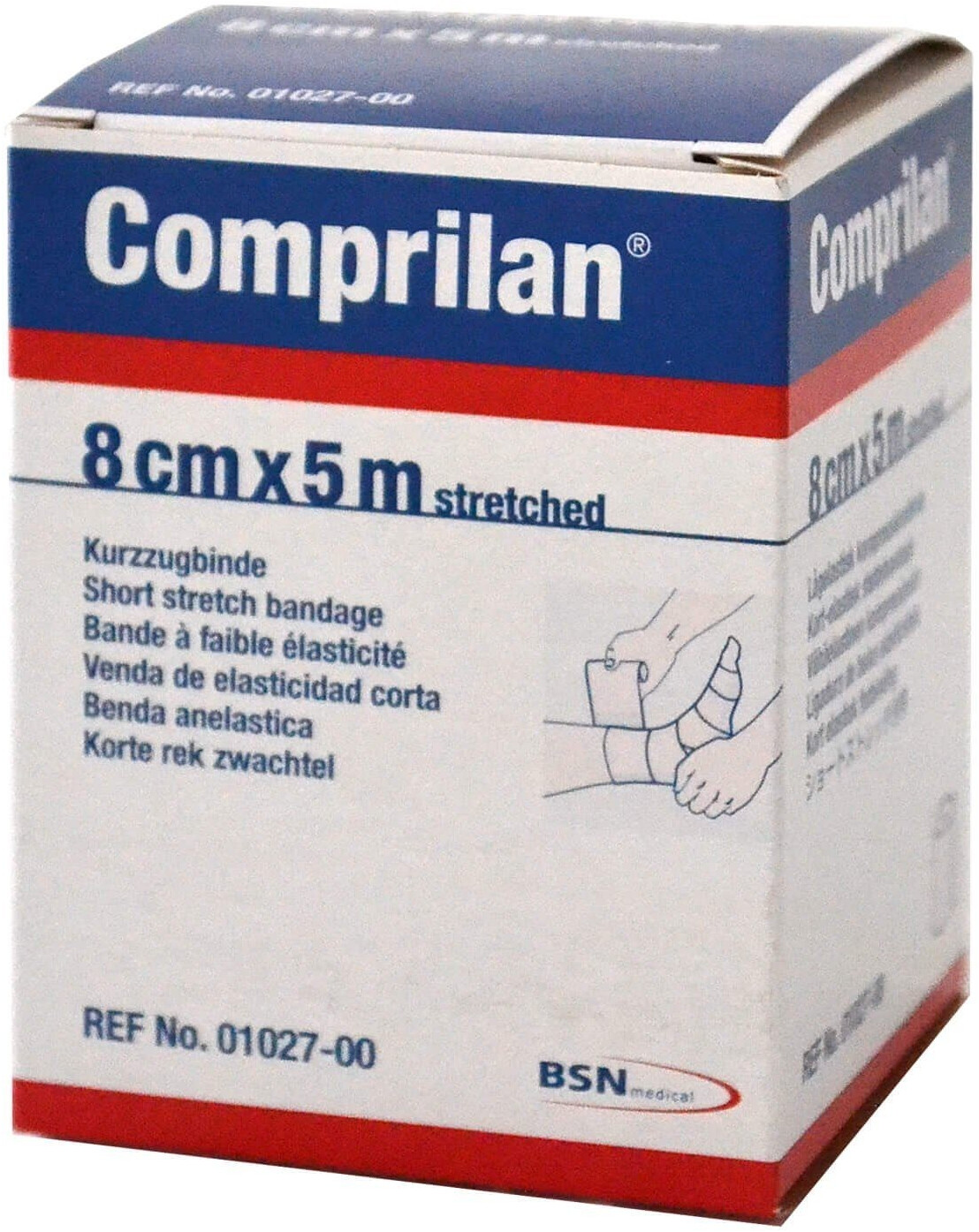 BSN Medical Comprilan elastic bandages Ged. 5 m x 8 cm 1027 au meilleur