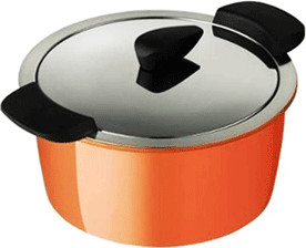 Kuhn Rikon Hotpan Cocotte à servir 18 cm orange