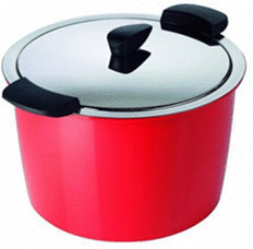 Kuhn Rikon Hotpan Marmite à servir 22 cm rouge