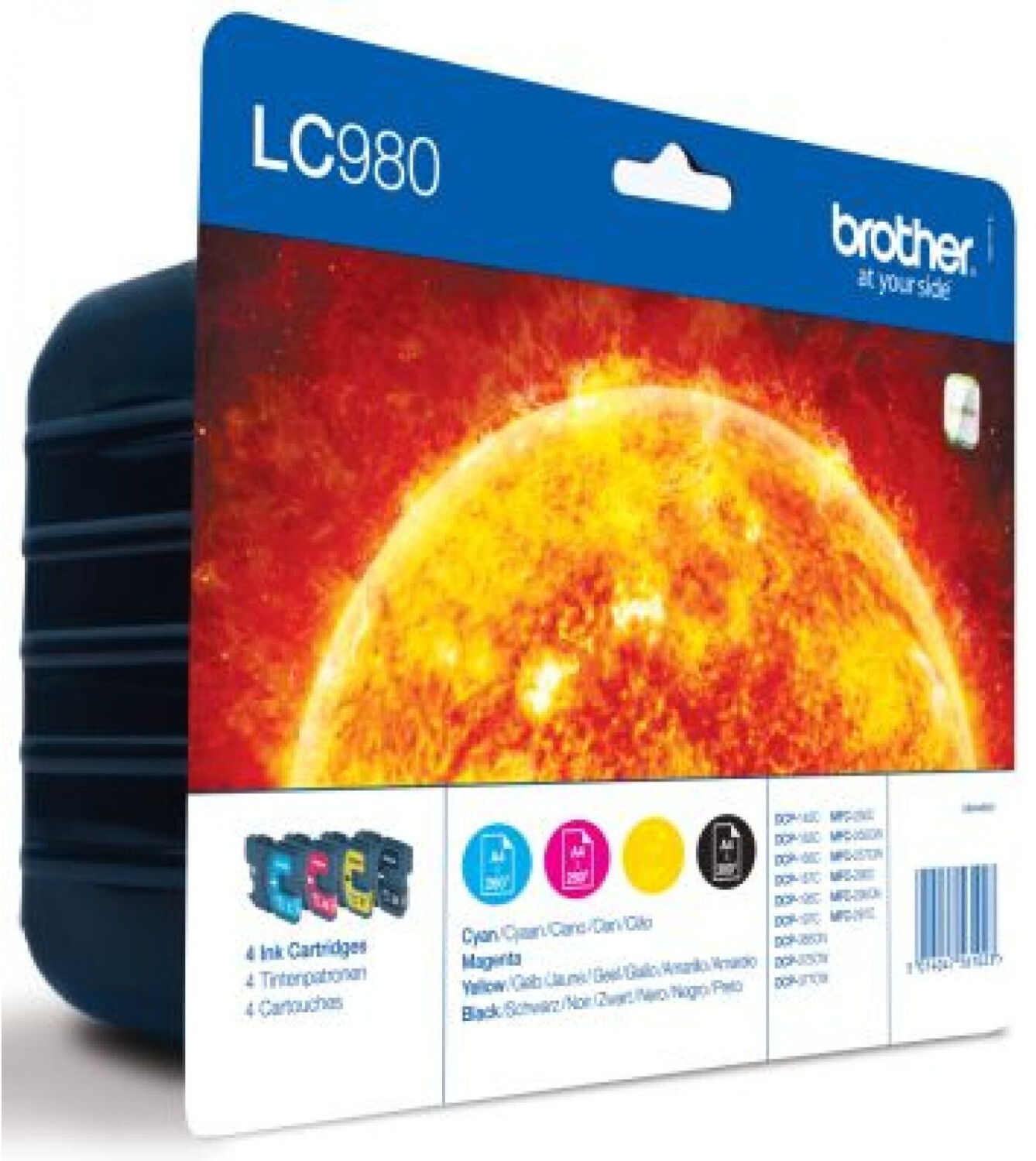 Brother LC-980 Multipack 4 couleurs (LC980VB1PDR)