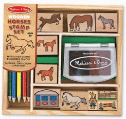 Melissa Doug Ensemble de tampons de chevaux au meilleur prix sur idealo