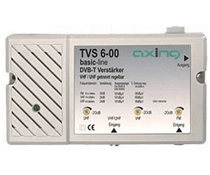 44 dB, 5 Eingänge Axing TVS 544-00 DVB-T-Mehrbereichsverstärker Antennen-Verstärker UKW VHF UHF DVB-T DVB-T2 HD 