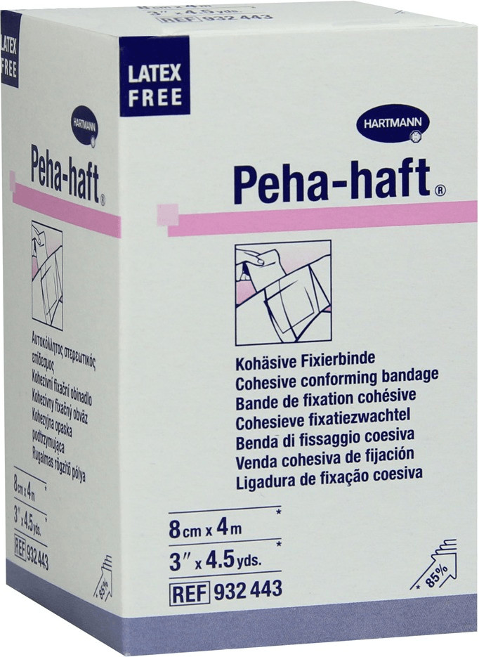 Hartmann Peha Haft fixation bandage latex free 4 m x 8 cm
